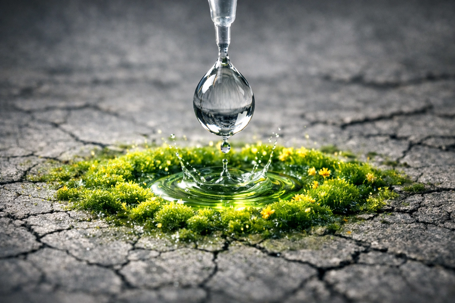 Rejuvenating IV droplet symbolizing cellular renewal and the benefits of mobile IV therapy in Texas.