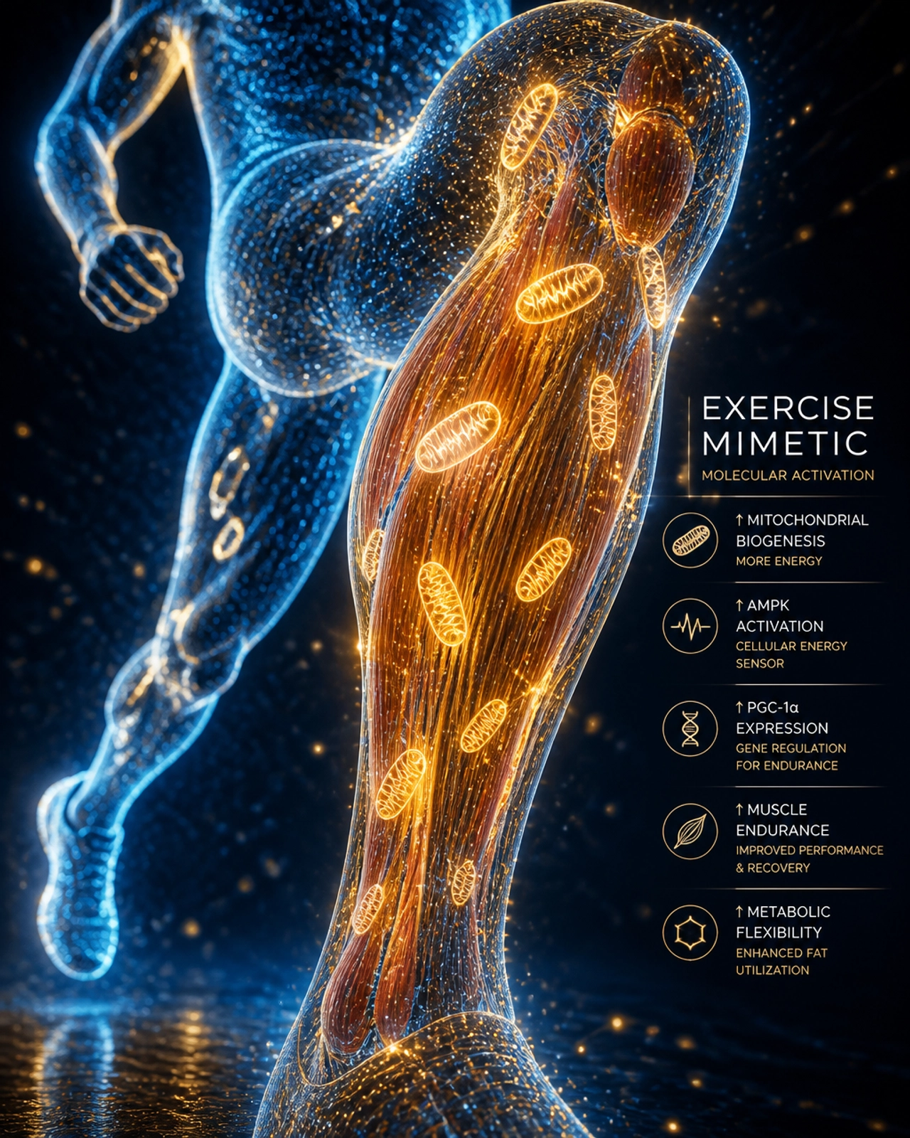The concept of exercise mimetic energy at a molecular level